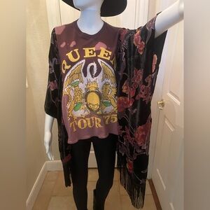 Custom One-of-a- kind Queen Poncho Top